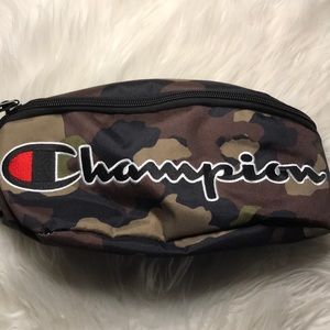 camouflage champion fanny pack
